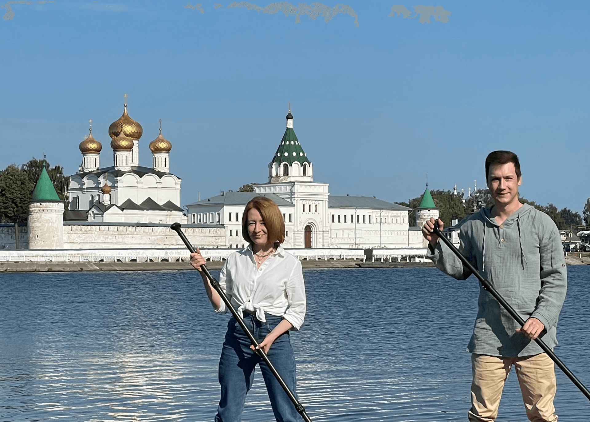 Сап-прогулка у Ипатьевского монастыря в Костроме (в группе)