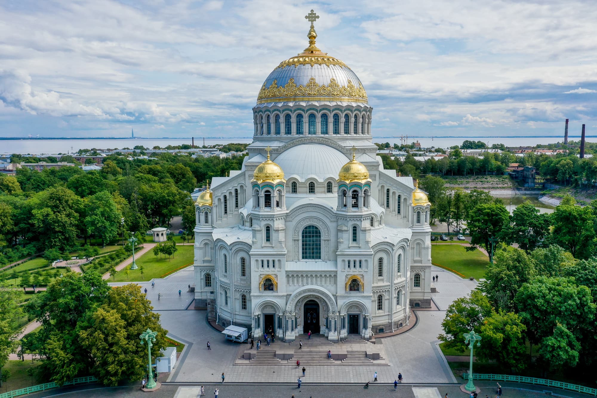 Из Петербурга в Кронштадт на авто!