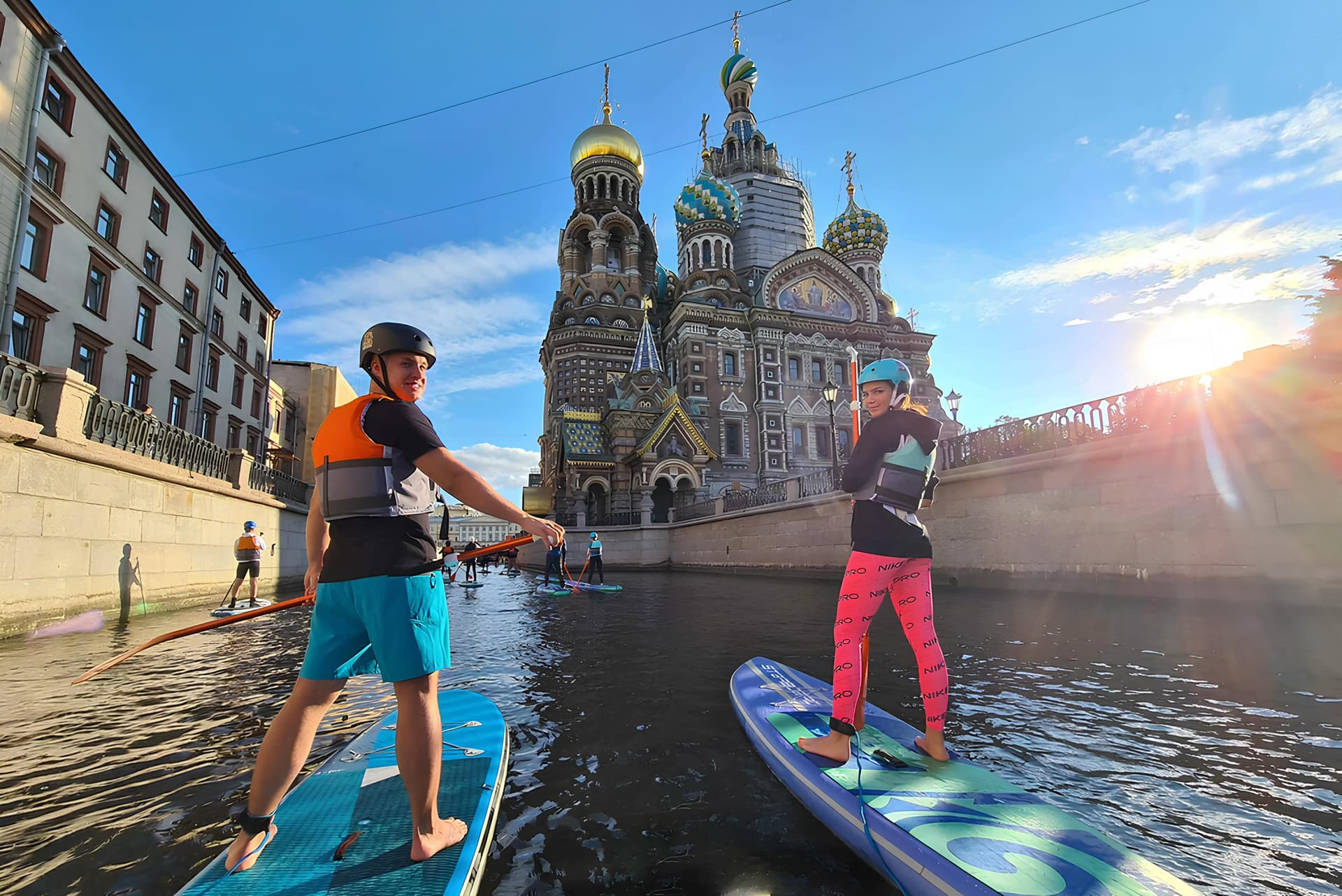 Сап-прогулка по центру Петербурга (в мини-группе)