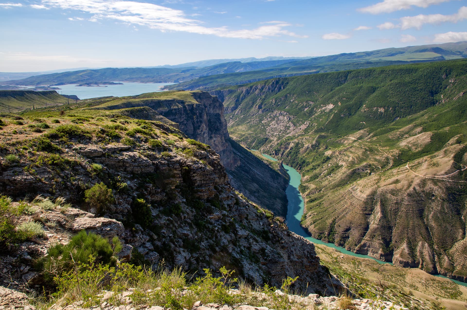 Сулакский каньон из Грозного!