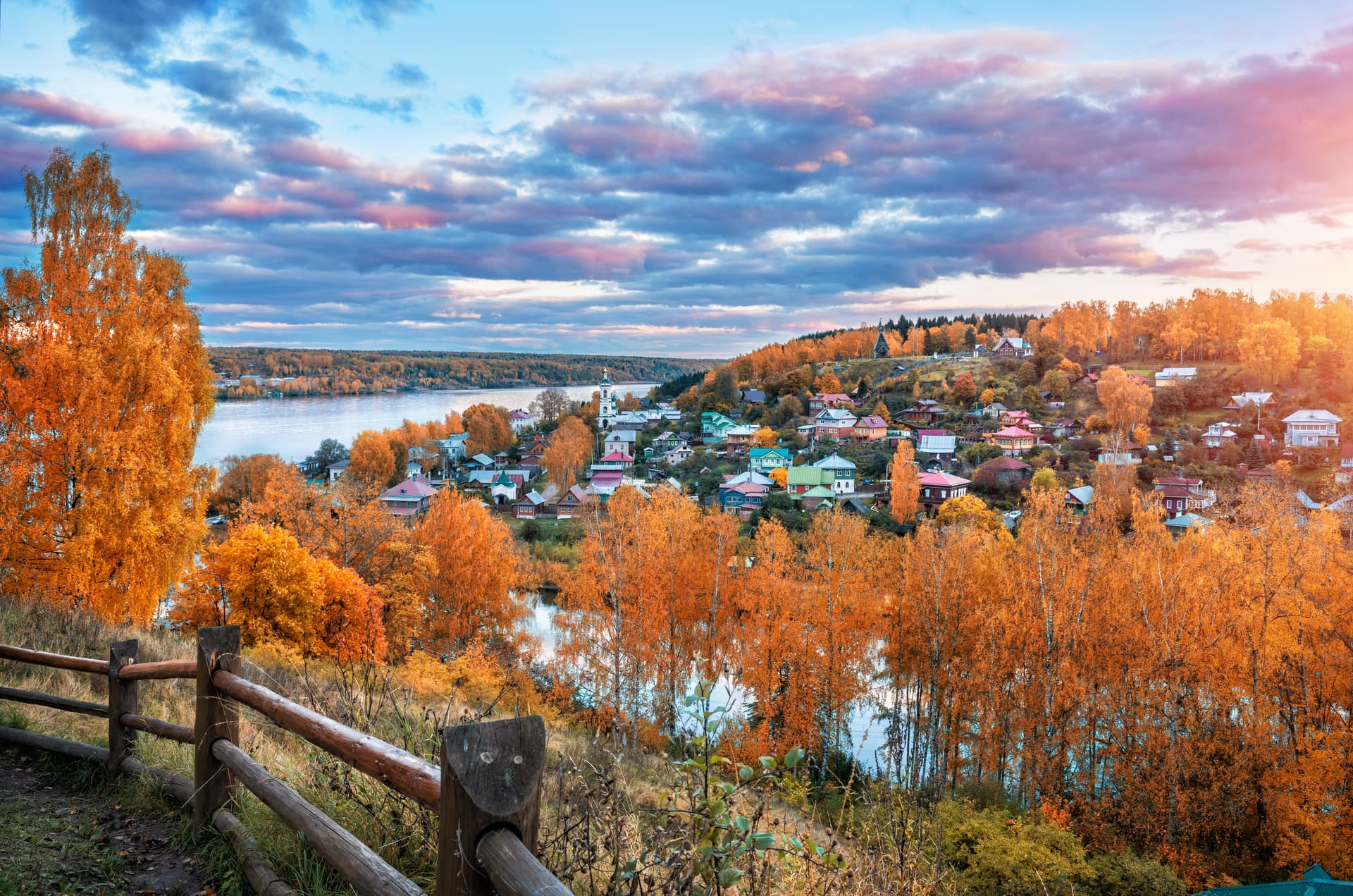 Плёс глазами Левитана