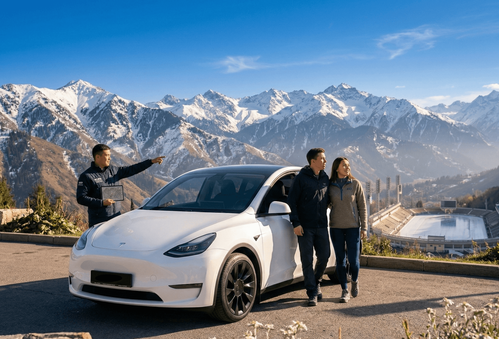 По Алматы — на Tesla