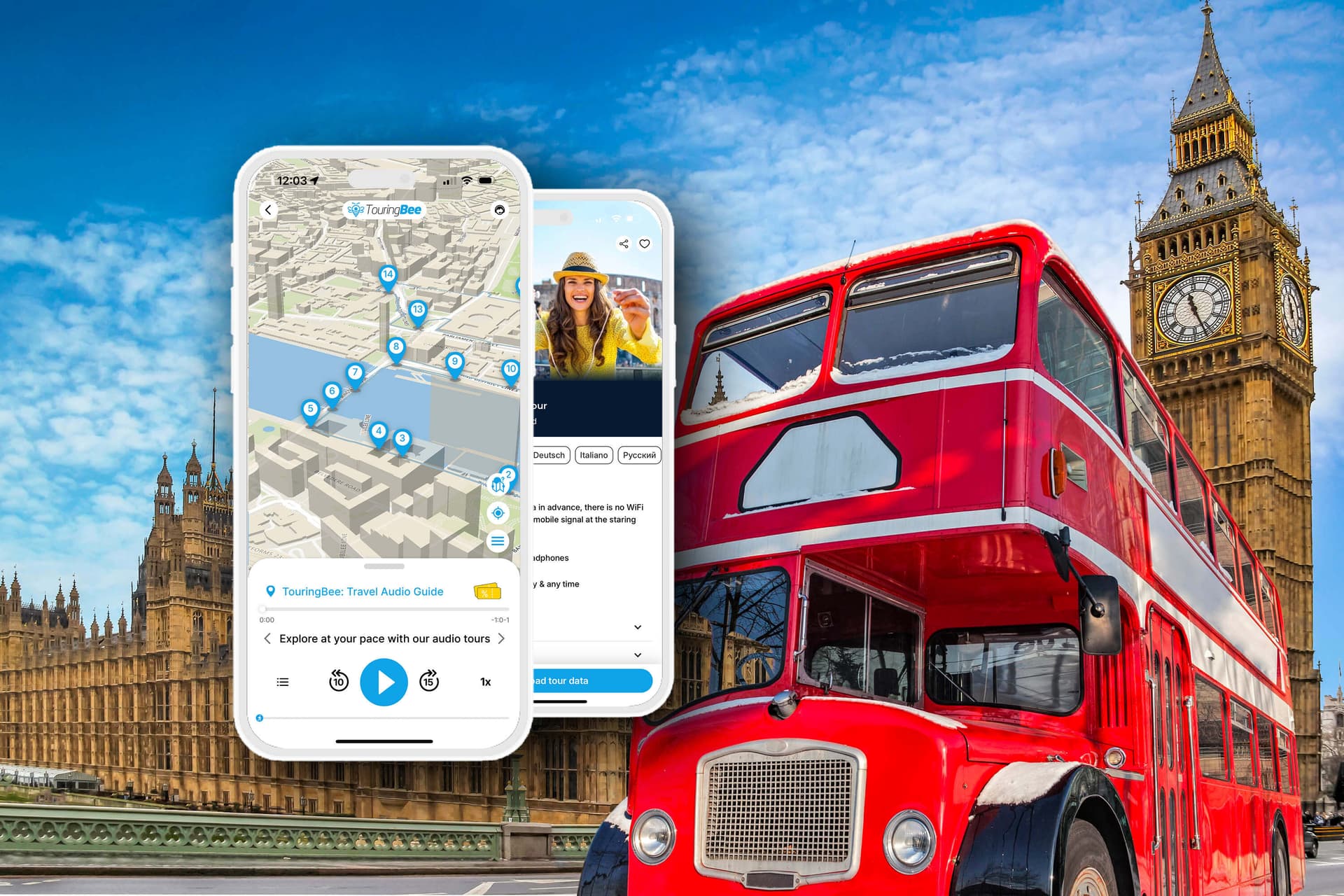 Круиз по Темзе + аудиогид по Вестминстеру (без гида)
