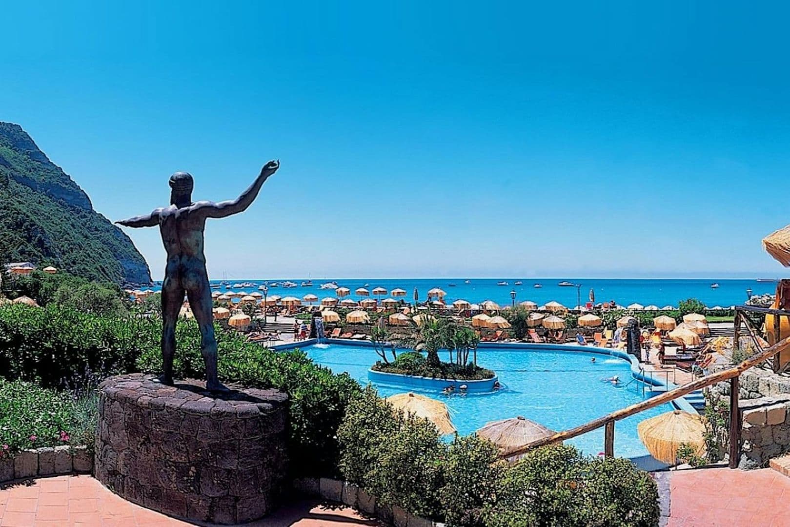 Ischia: Poseidon Thermal Gardens Entry + Hydrofoil + Transfer