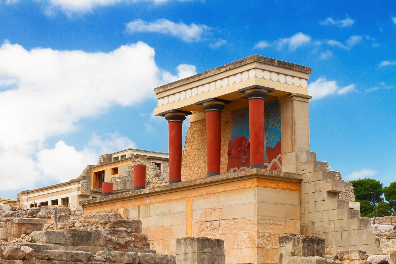 Knossos Sarayı Bileti ve Uygulama İçi Sesli Tur: Minotorun Labirenti